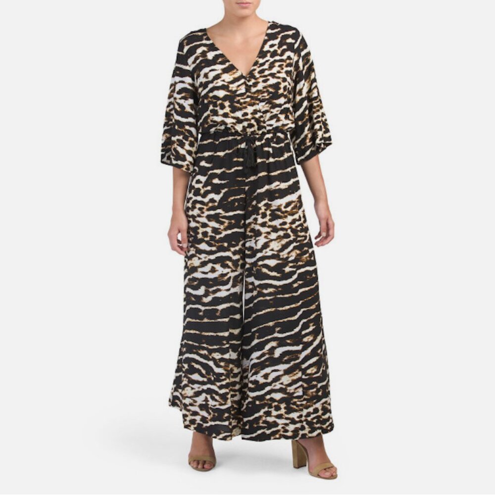 Jaase Lola Just Jungle Animal Print Jumpsuit